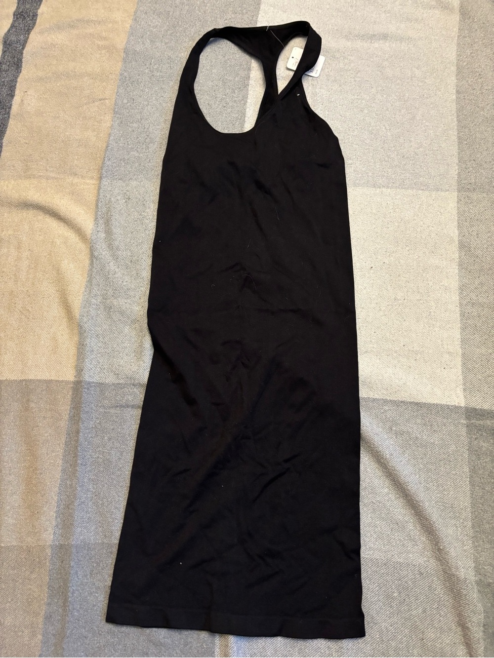 Free People Black Stretch Racerback Slip Dress - Women Intimates & Sleepwear